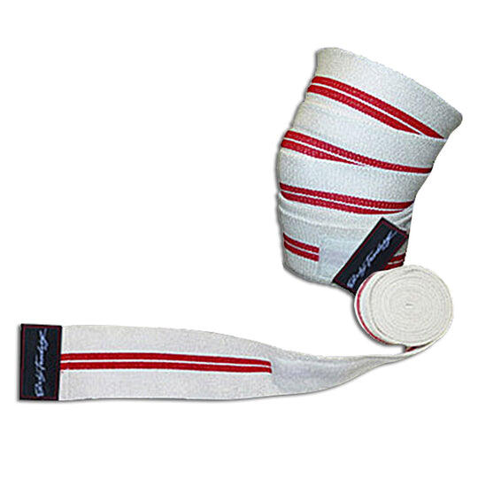 Body Trading - Bande Protection Genou Su115w Pour Fitness Et Musculation - Sangle De Suspension - Blanc - Taille Unique - Decathlon