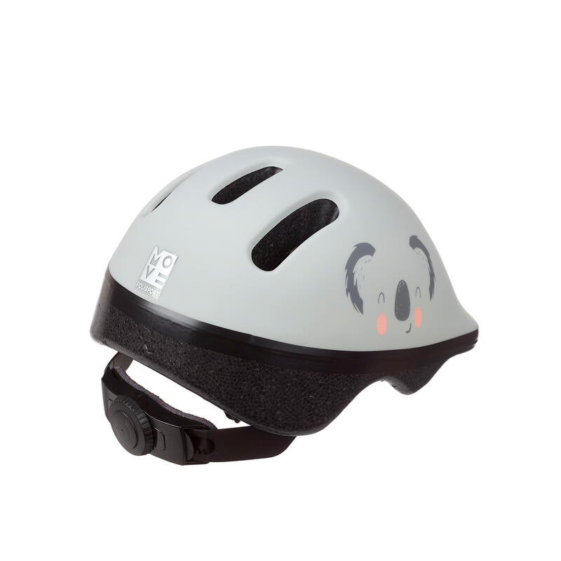 Casco de bicicleta para bebés Conforte y Seguridad Koala Gris