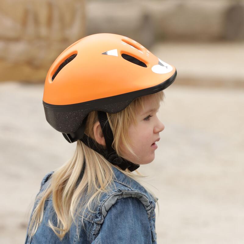 Pol Baby casque bébé renard xxs 44-48 cm orange