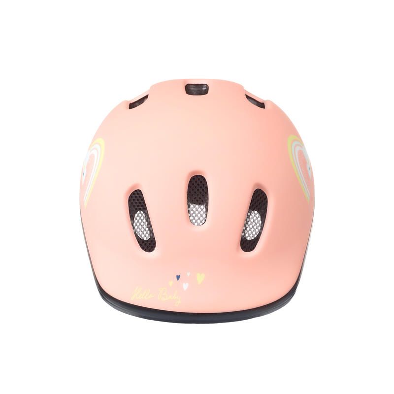 Casco de bicicleta para bebés Conforte y Seguridad Arcoíris Rosa