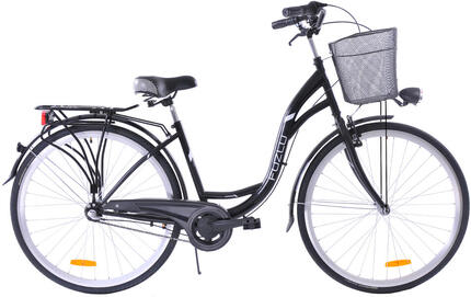 Rower miejski damski Fuzlu Arizona S3 28" z koszem