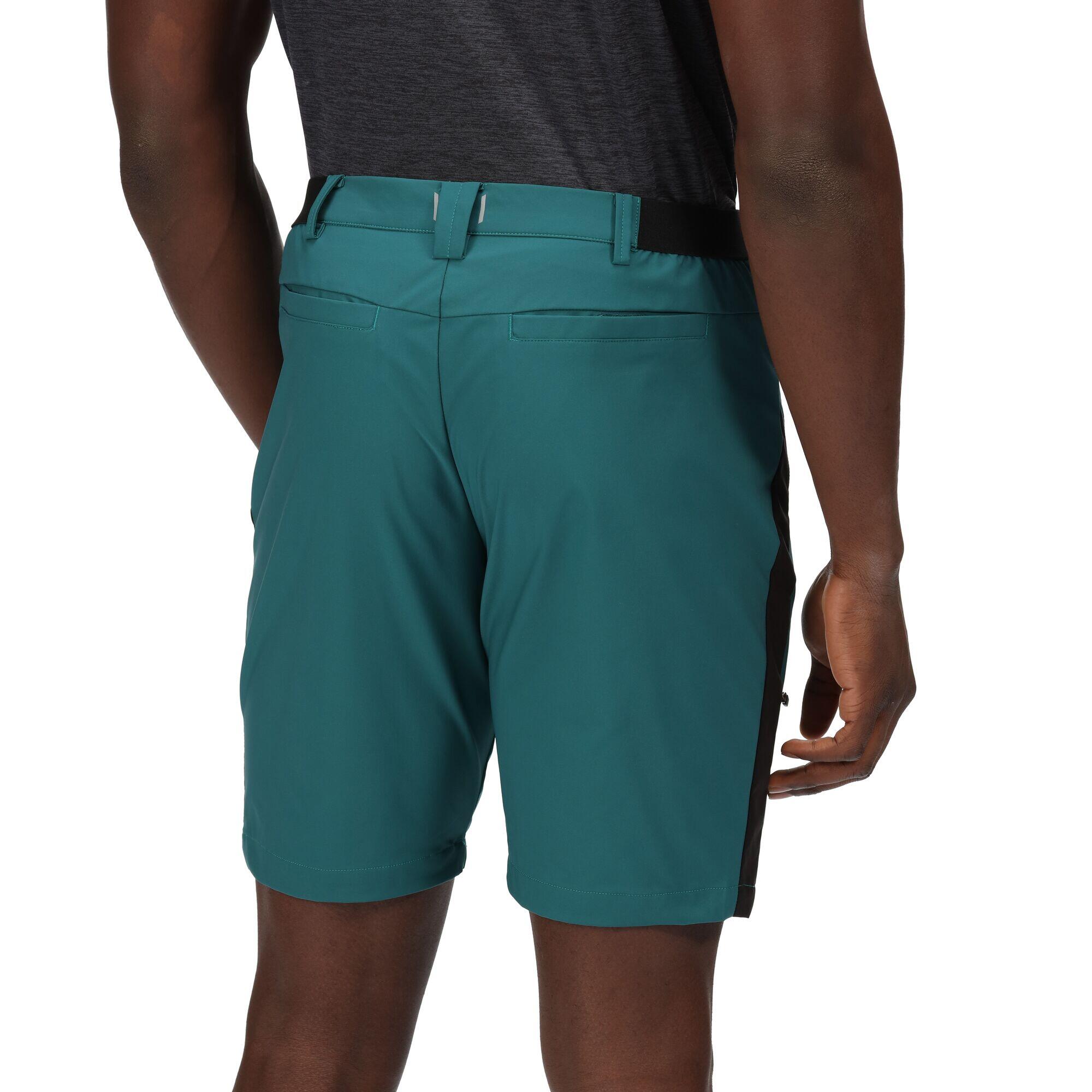 Mens Highton Pro Shorts (Pacific Green/Black) 2/4