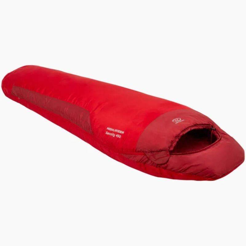 Mummyslaapzak Serenity 450 Mummy -28°C - Rood