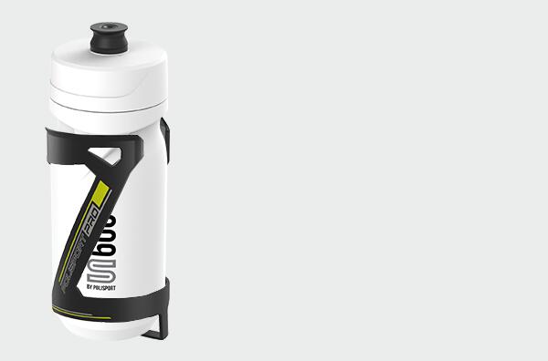 Polisport bidonhouder side cage zwart/lime groen 5/7