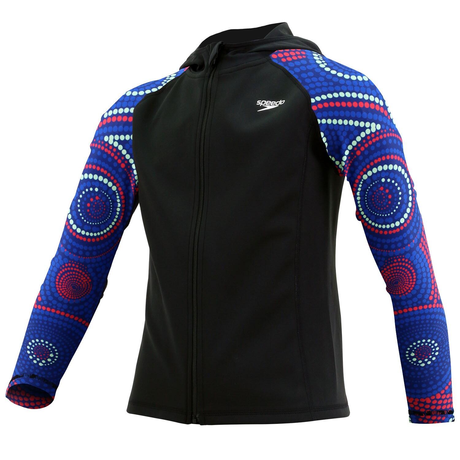 SPEEDO GIACCA BAMBINO SPEEDO XTHERMAL 2XT IDROREPELLENTE BLACK-AMMONITE BLUE