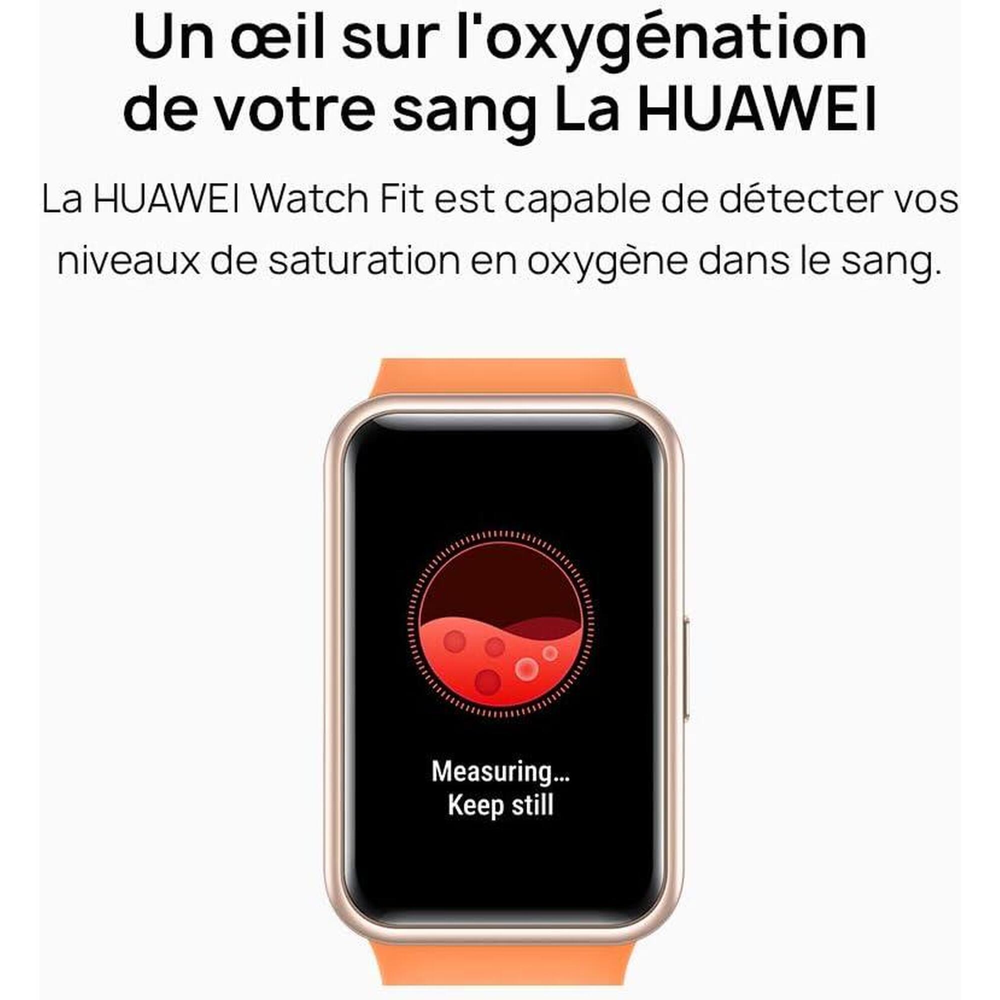 Montre connect e GPS Cardio Running HUAWEI Watch Fit ORANGE