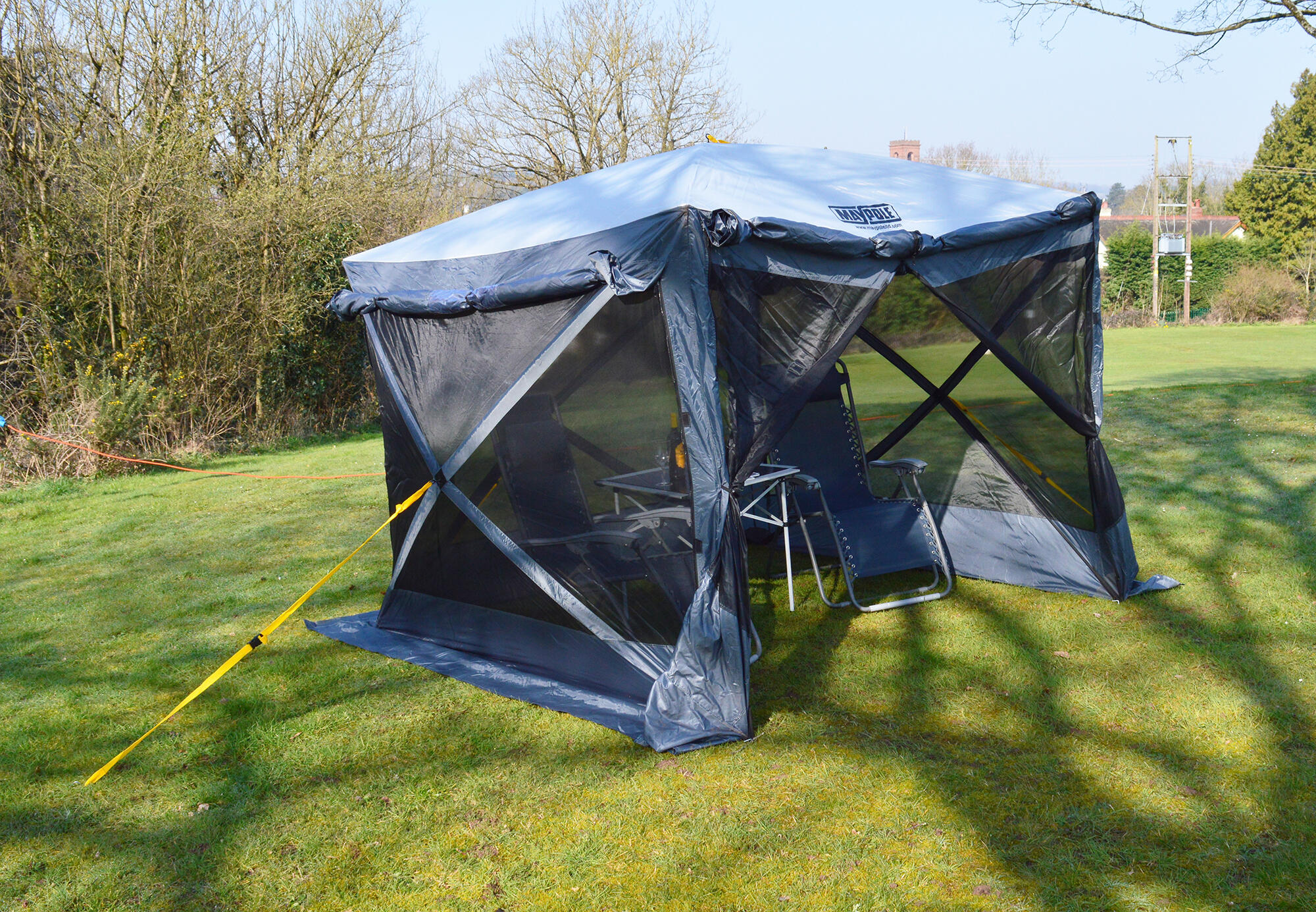 Maypole Pop Up Screen House Gazebo Shelter 3/7