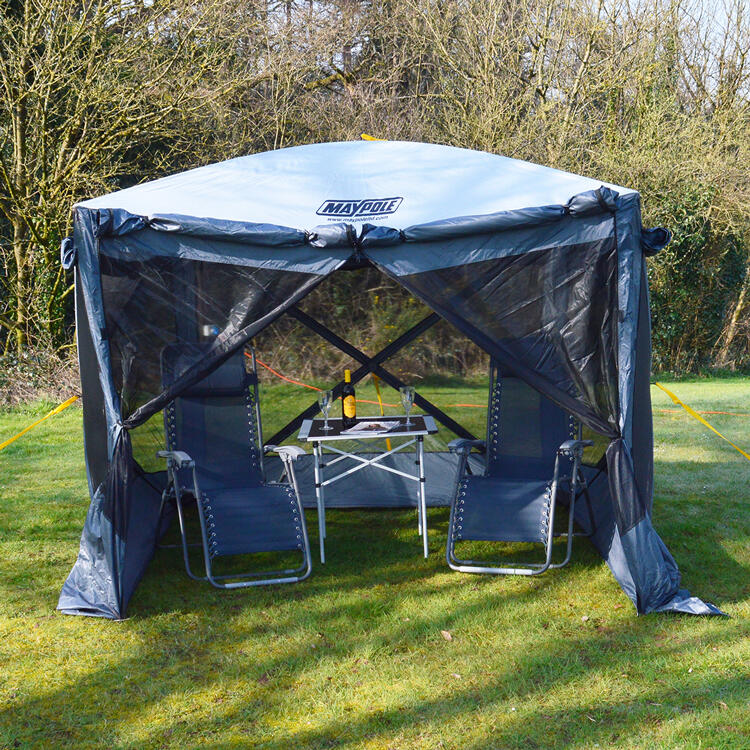 Maypole Pop Up Screen House Gazebo Shelter 1/7