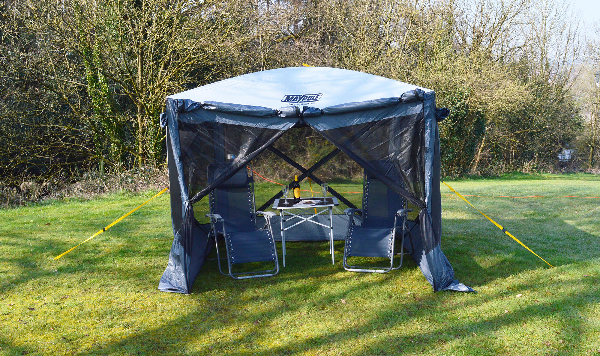Maypole Pop Up Screen House Gazebo Shelter 2/7