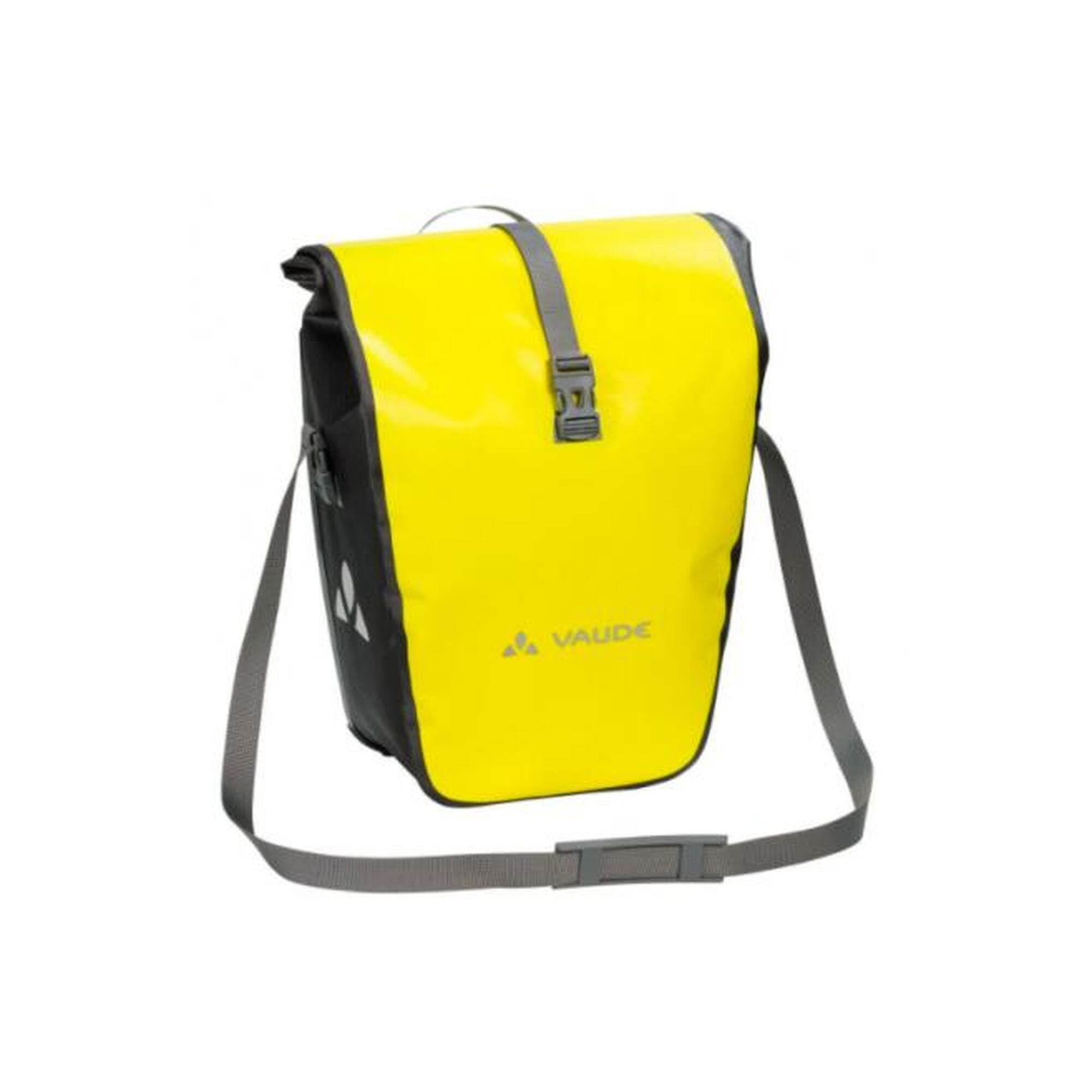 Vaude aqua back saco de bicicleta simples amarelo