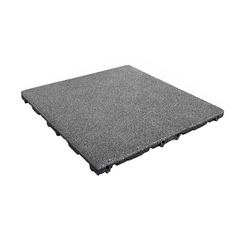 Tigla cauciuc 45mm - 50x50 cm - Neagra - Conexiune orificiu 2/6