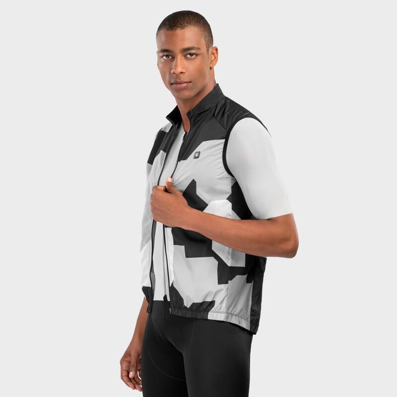 Gilet vélo coupe-vent homme Cyclisme V1 Cyclone Vert Armée