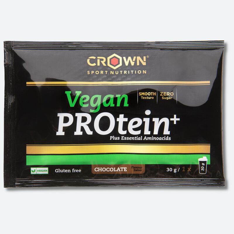 Caixa com 12 saquetas de concentrado de prot. vegana ‘Vegan PROtein+’ Chocolate
