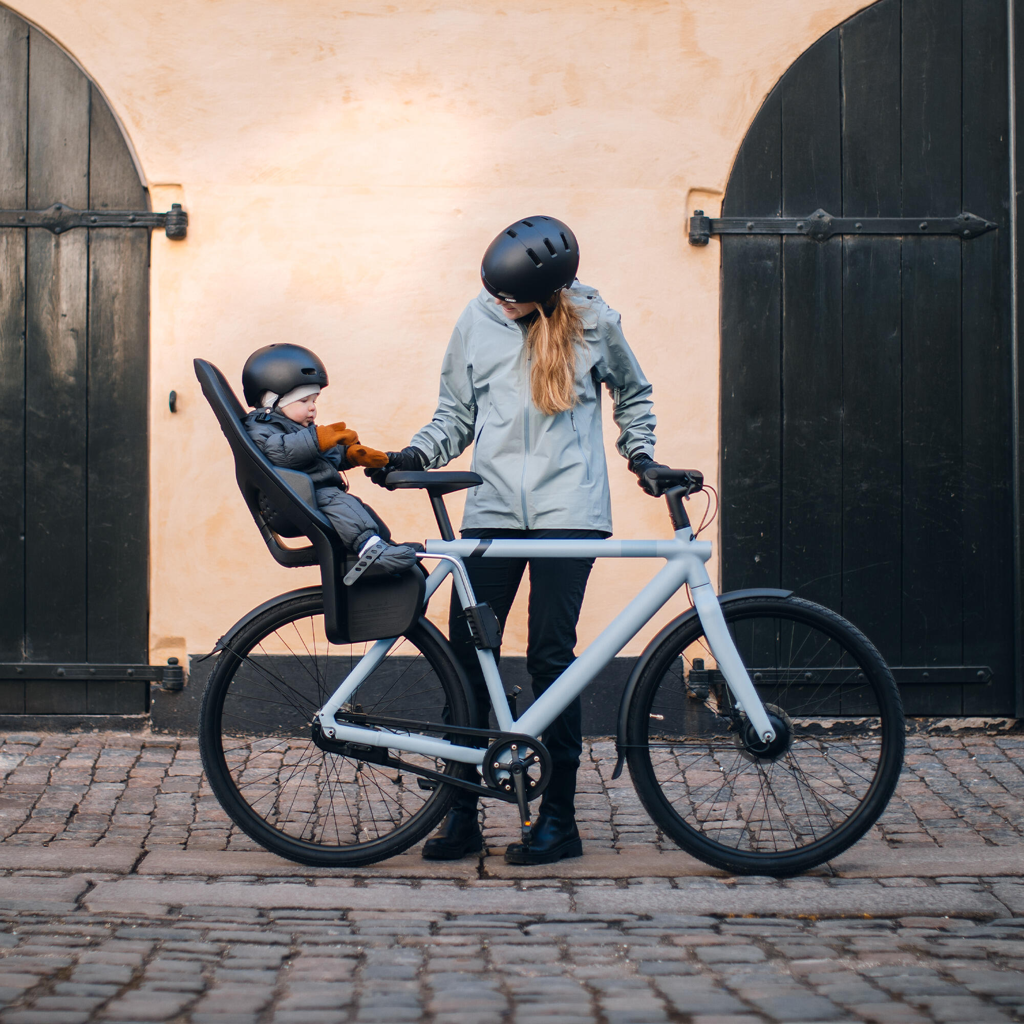 Kinderzitje achter Yepp 2 Maxi voor framebevestiging (FM 5/7