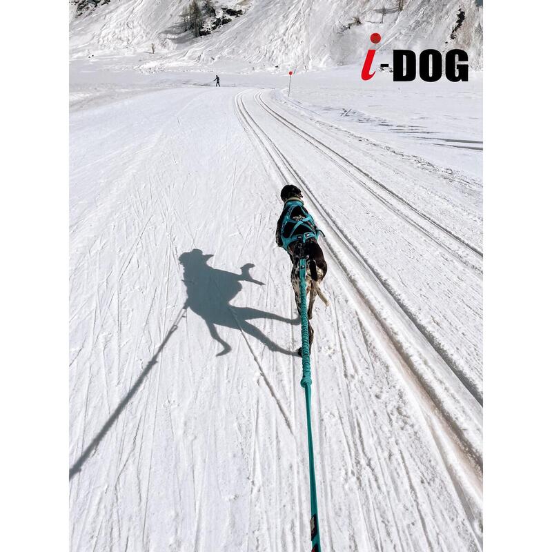 Longe de traction OPALE ALM 190cm pour canicross - MEDIUM DOG