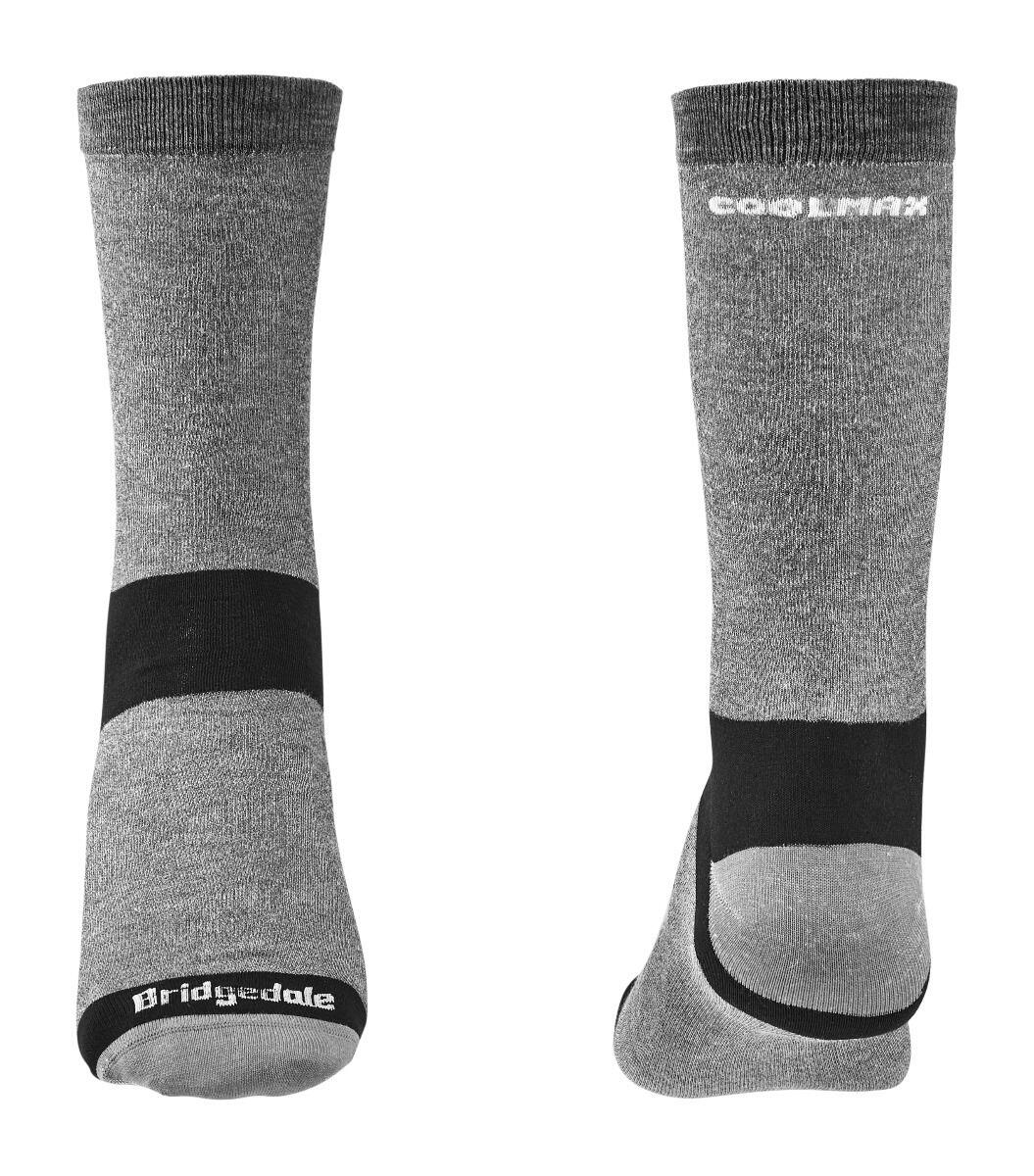 Bridgedale - 2 paires de chaussettes de bottes Coolmax pour hommes 3/7