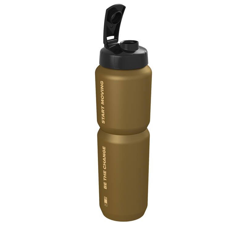 BIDON URBANO COM TAMPA 1000ML MOVE DOURADO E PRETO