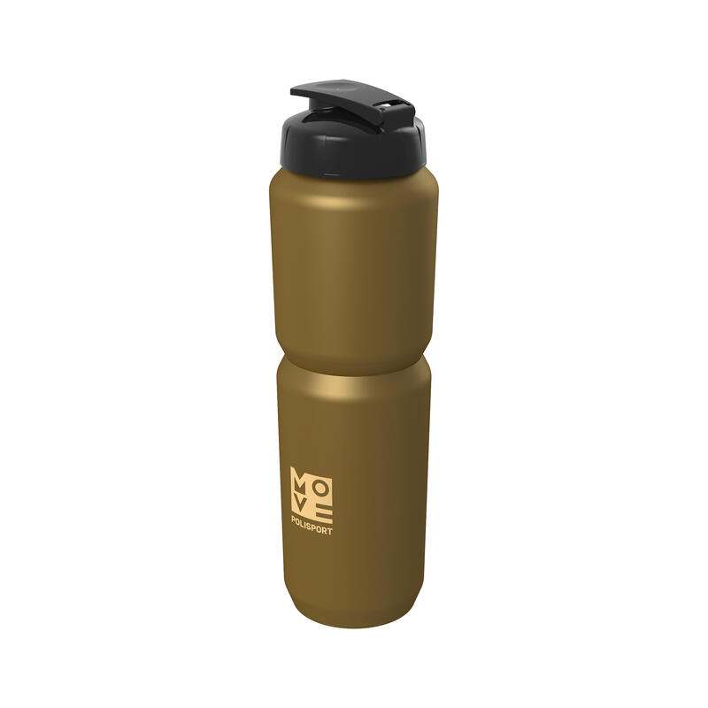 BIDON URBANO COM TAMPA 1000ML MOVE DOURADO E PRETO