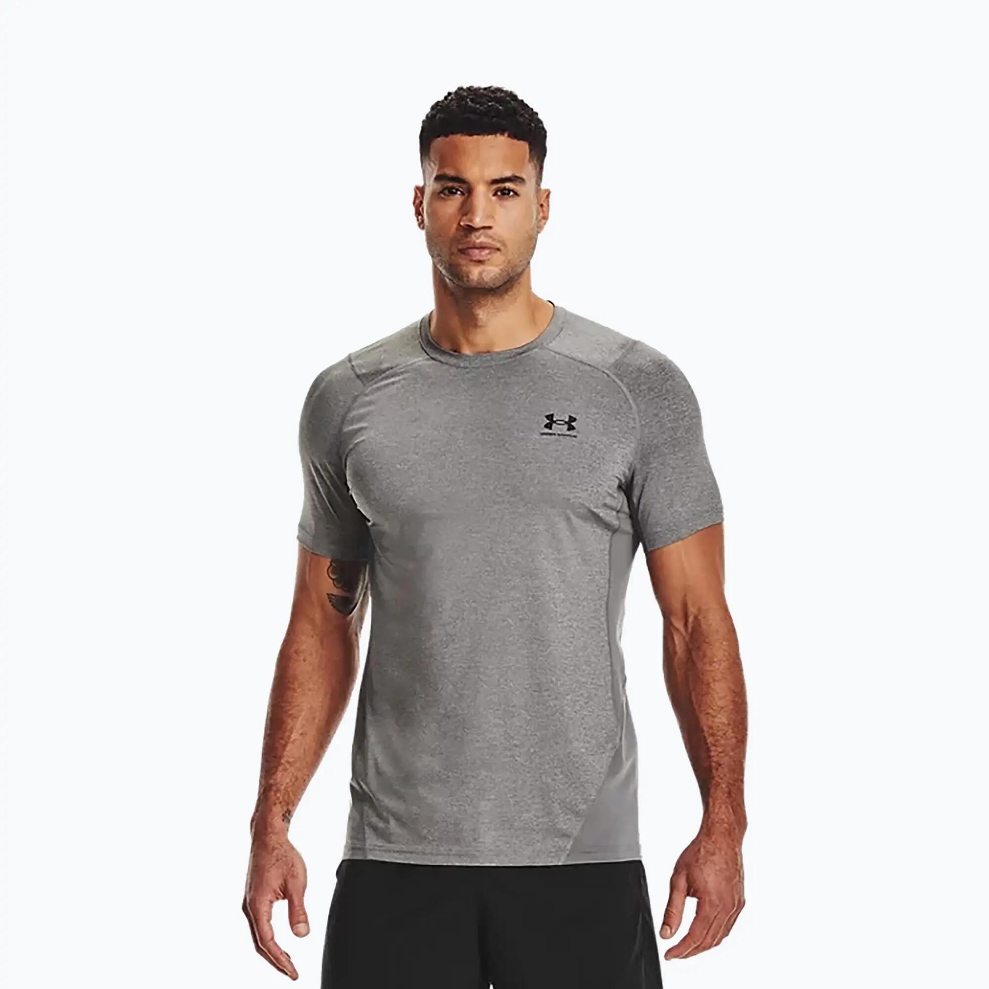 TShirt für , MeshEinsatz, HeatGear, Anliegend Herren Dunkelgrau 3/5