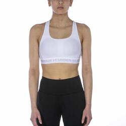 Top Under Armour Ua Crossback Mid Bra Blanco Mujer