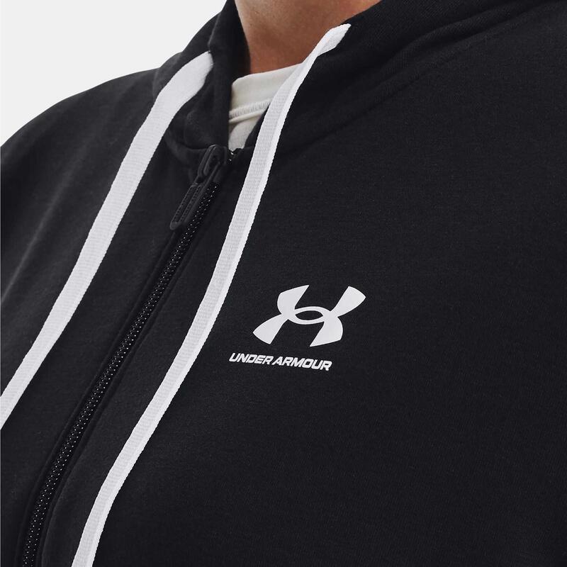 Under Armour Rival Terry Fz Hoodie Sweatshirt Dame