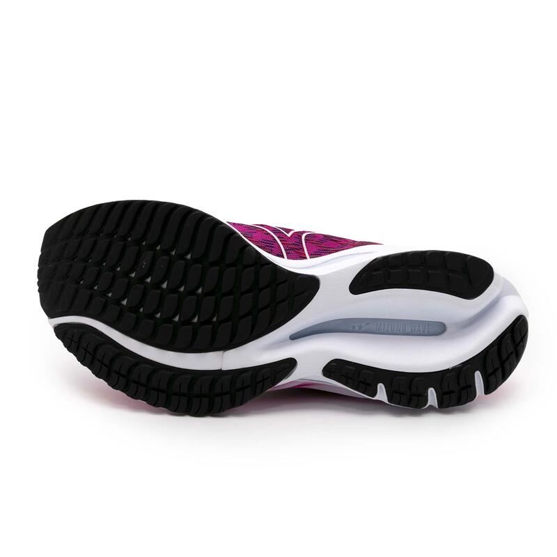 Zapatilla Deportiva Mizuno Wave Rider 26 Fucsia Mujer