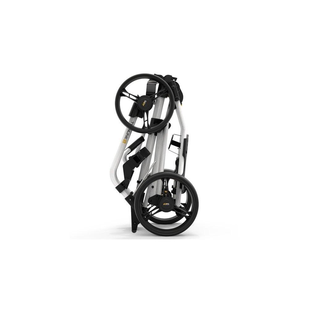 Powakaddy Twinline 5 Lite Push Cart - White 5/5