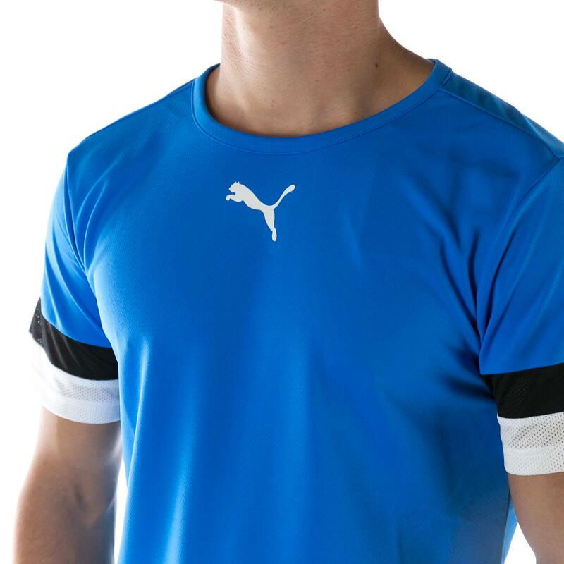 Puma Teamrise Jersey Lichtblauw T-Shirt Volwassenen