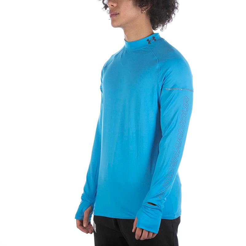 Camiseta Under Armour Outrun The Cold Azul Adulto