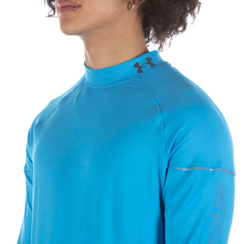 Camiseta Under Armour Outrun The Cold Azul Adulto