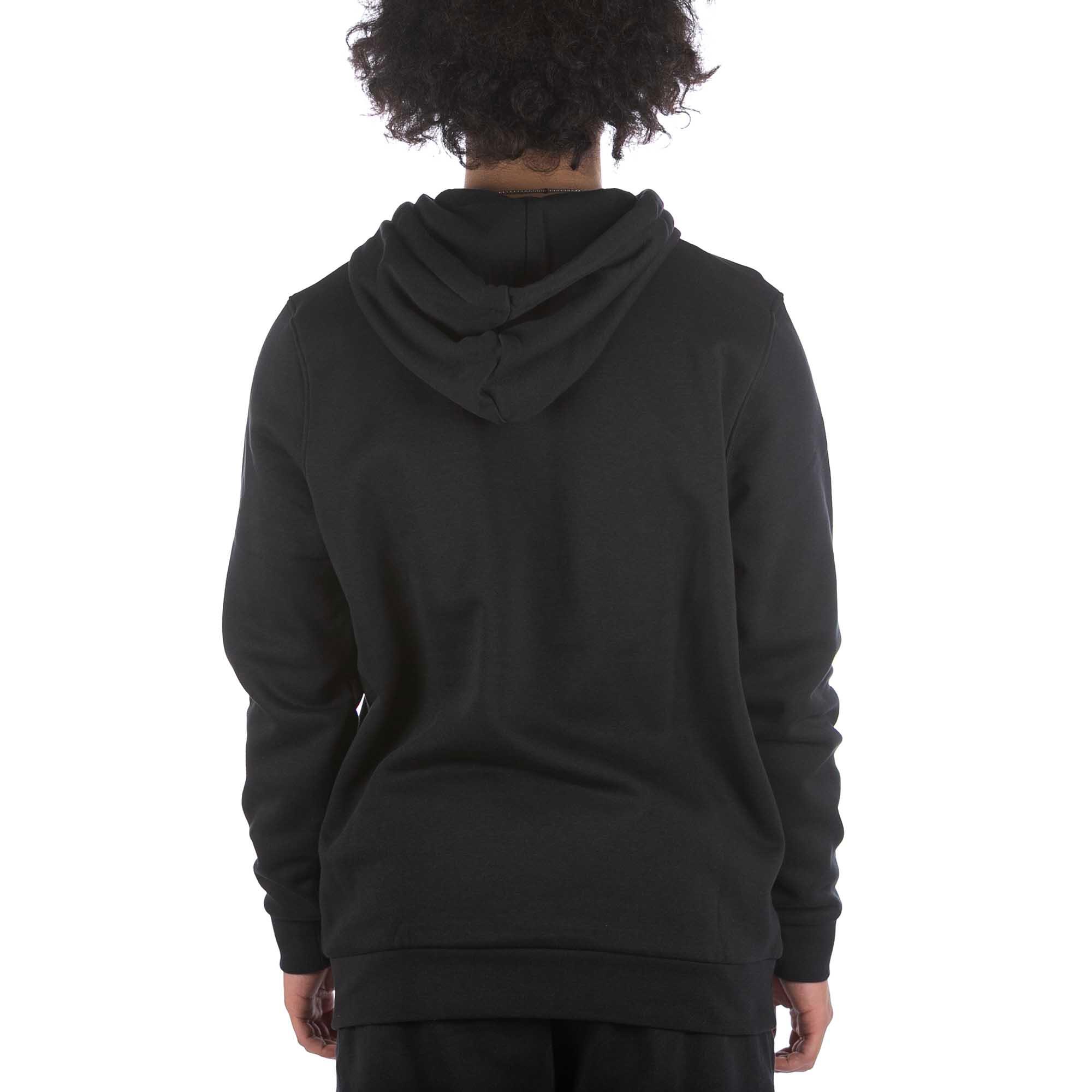 Felpa Under Armour Essential Fleece Hoodie Nero Adulto 3/6