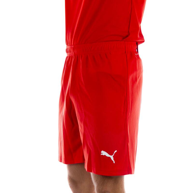 Pantalone Corto Puma Teamrise Short Rosso Adulto