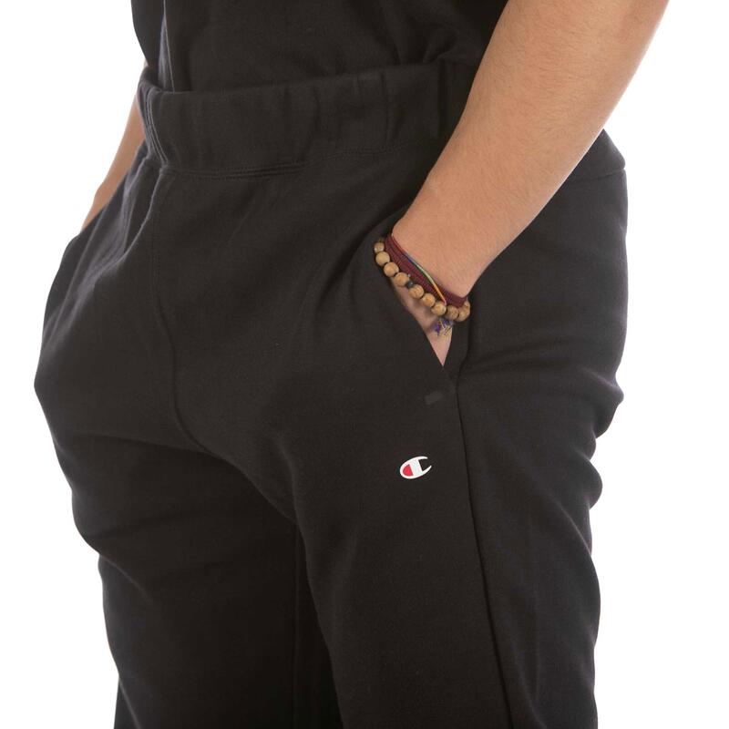 Pantalones Champion Acanalado Negro Adulto