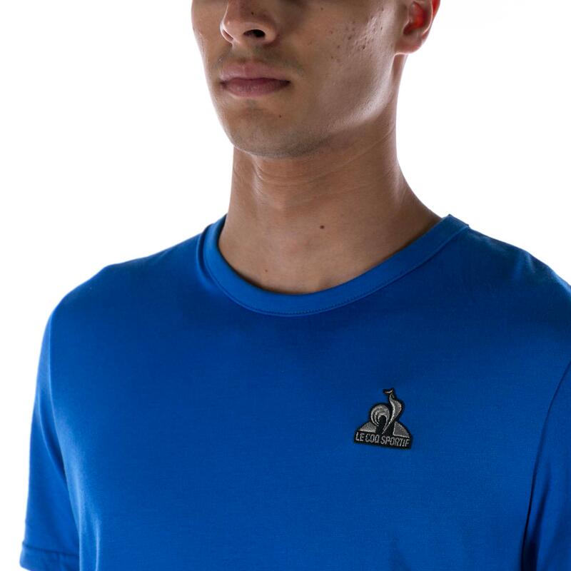 Camiseta La Coq Sportif Tech Tee Ss N°1 M Azul Adulto
