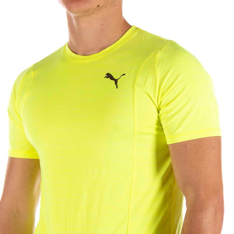 Puma Run Cloudspun Gelbes T-Shirt Erwachsene
