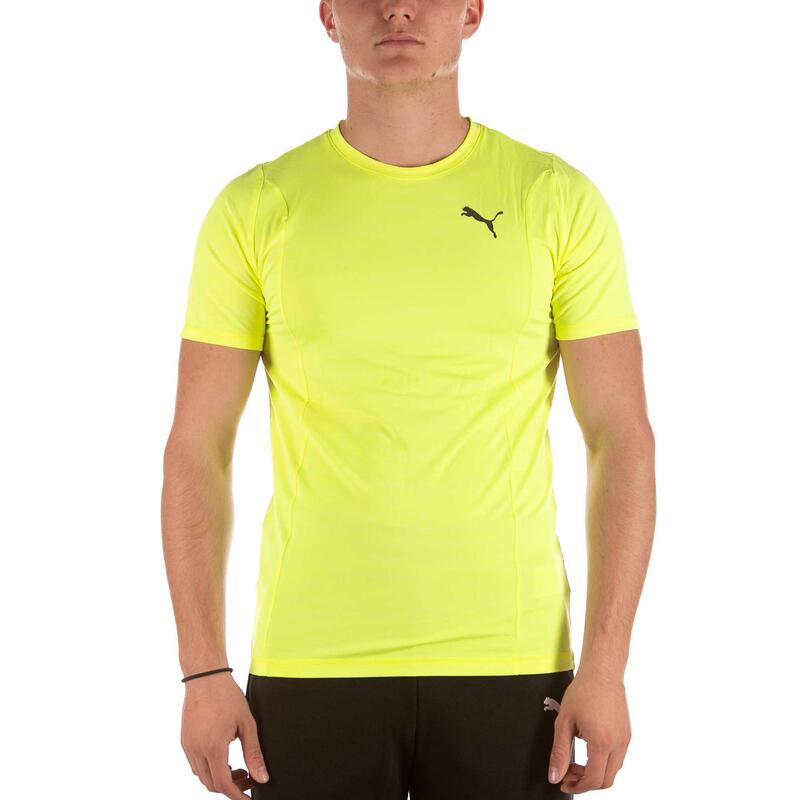 T-Shirt Puma Run Cloudspun Jaune Adulte