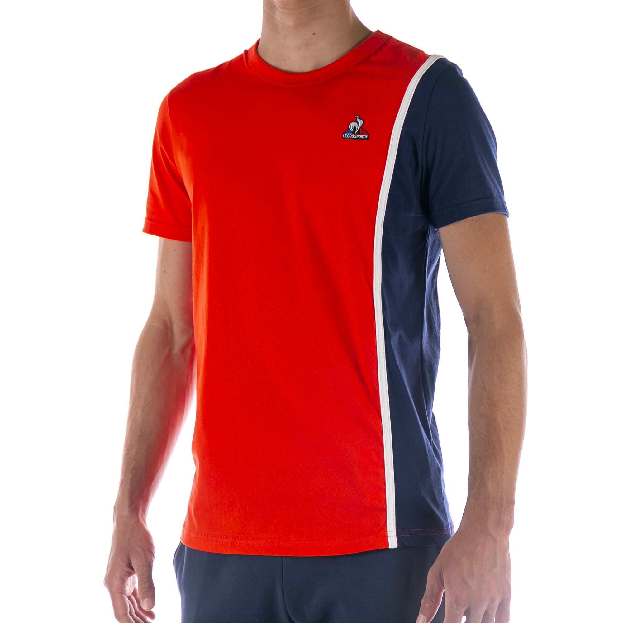 T-Shirt Le Coq Sportif Saison 1 Mc N°1 M Rouge Adulte 4/5