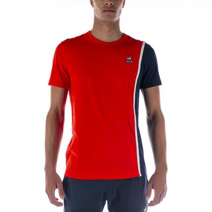 T-Shirt Le Coq Sportif Saison 1 Mc N°1 M Rouge Adulte