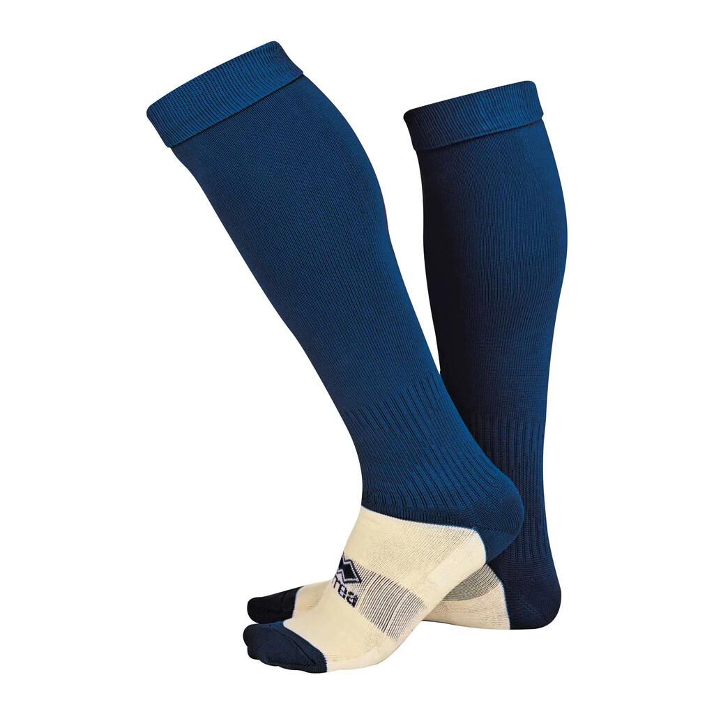 Errea Socks With Foot Jr Polyester Blue Junior