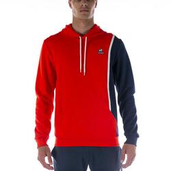 Sweat À Capuche Le Coq Sportif Saison 1 N°1 M Rouge Adulte
