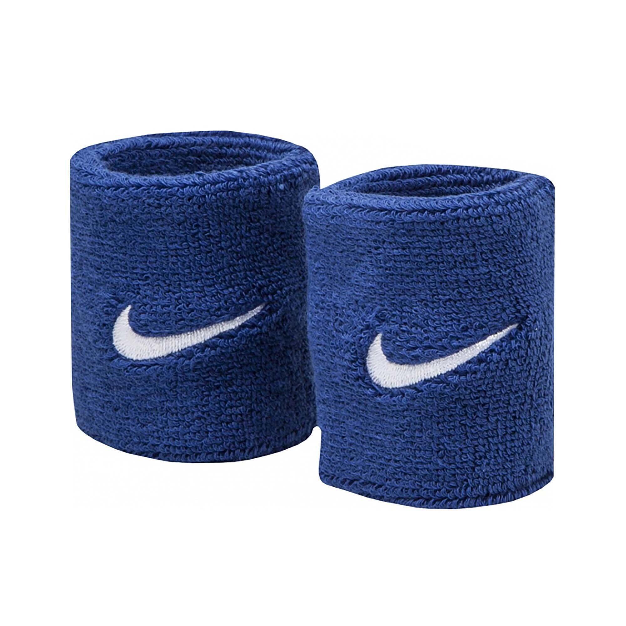 Nike Swoosh Wristbands Light Blue Cuffs Adult 1/1