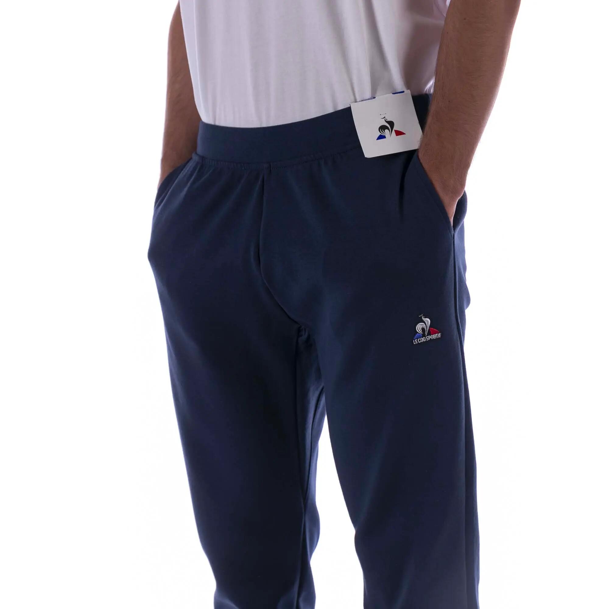 Un pantalon Le Coq Sportif Essential, Bleu, Hommes 4/5