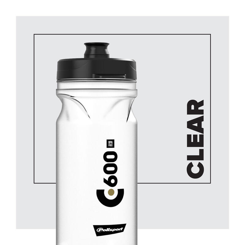 Bidón ciclismo C 700 ml Nargo Gris de présion con escala