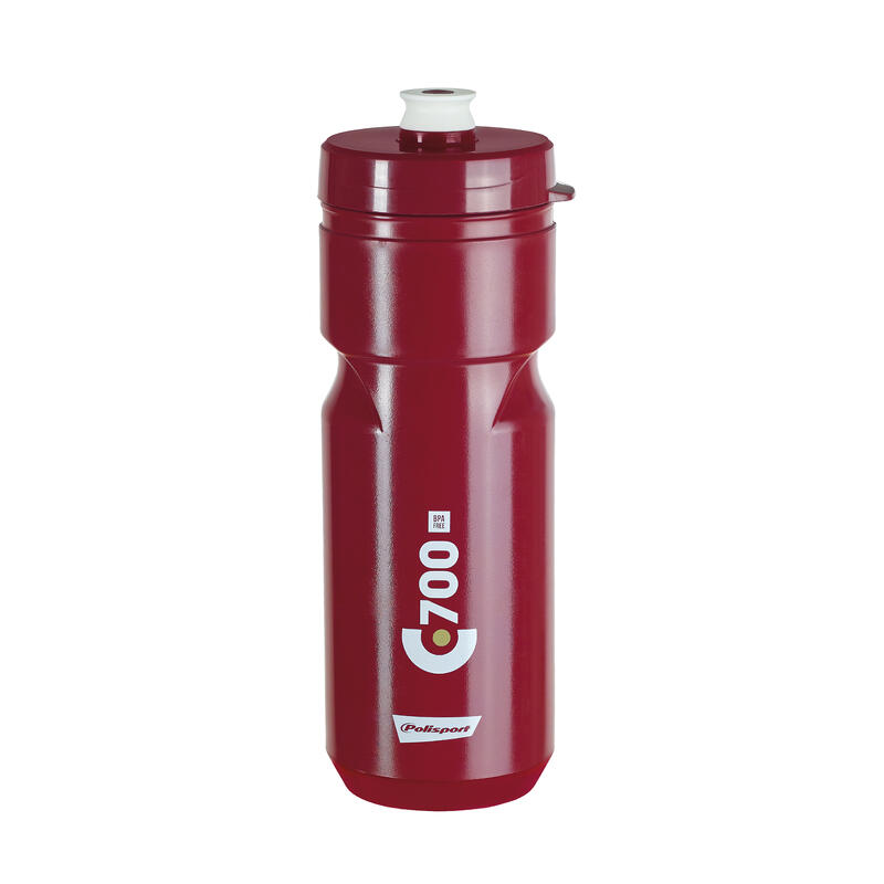 Bidon cycliste C 700 ml Bordeaux avec échelle