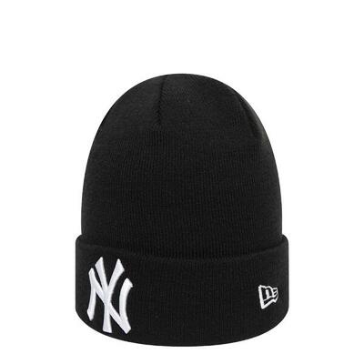 New Era Mlb Essential Ny Yankees Schwarze Kappe Erwachsene