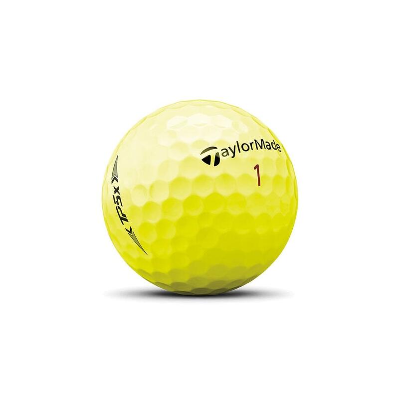 Bolas de Golf TaylorMade TP5X New Tour Ball, Amarillo