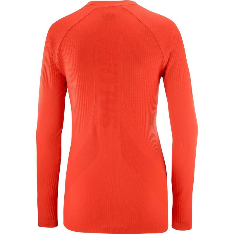 Tricou cu maneci lungi, pentru sport Sense Ls Tee W - portocaliu femei