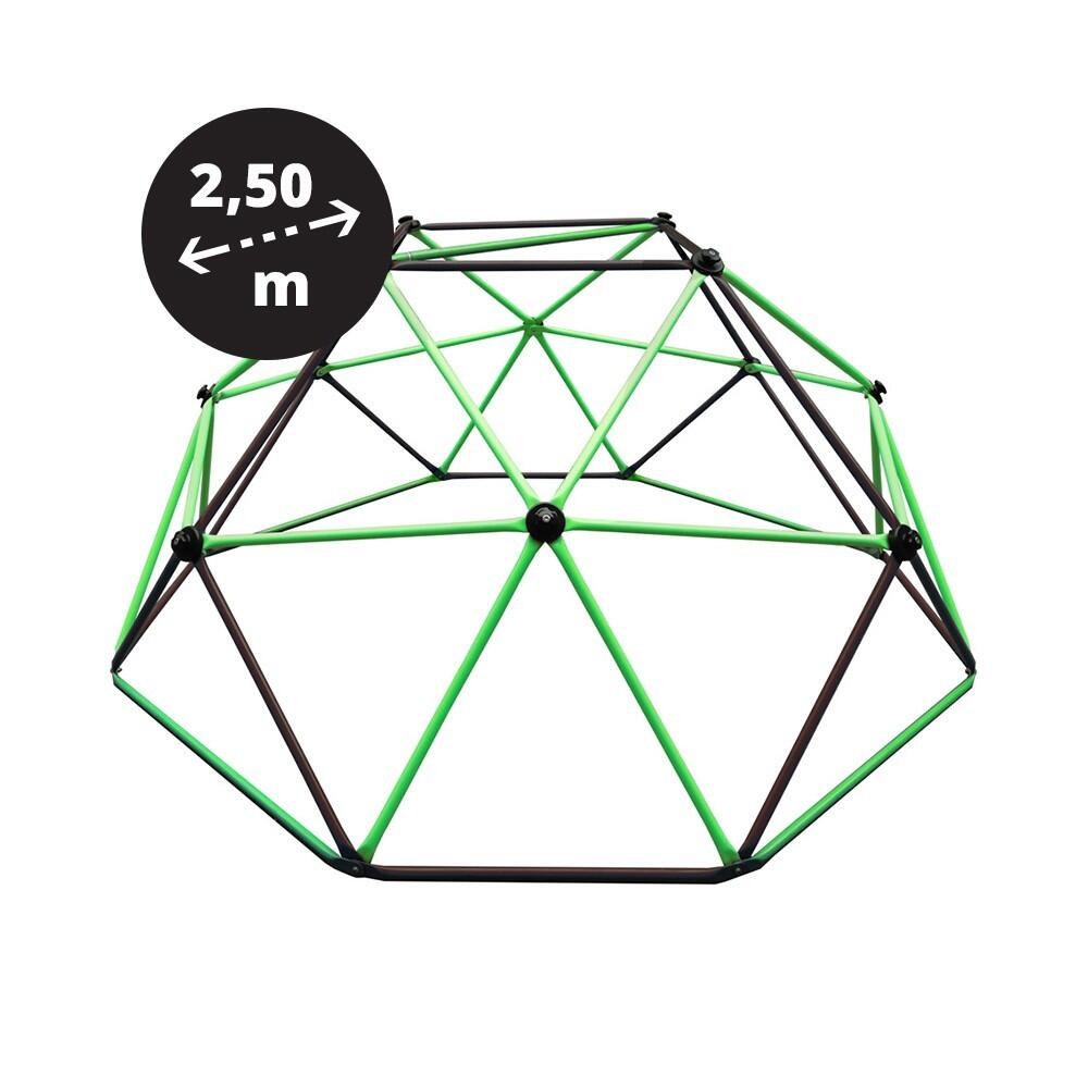 France Trampoline - Dôme Escalade 250 / Cage À Écureuil ⌀2m50 - Aire De Jeu - Bleu|noir|vert - 8' - Decathlon