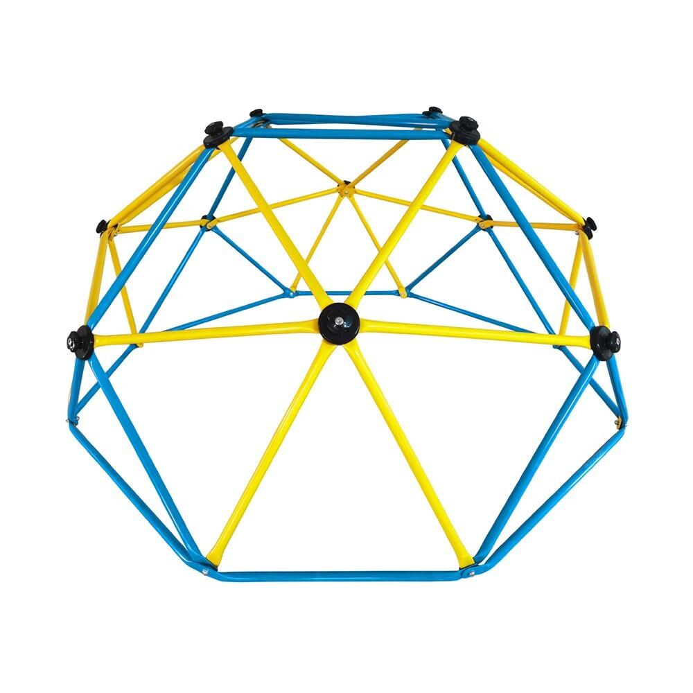 France Trampoline - Dôme Escalade 180 / Cage À Écureuil ⌀1m80 - Aire De Jeu - Bleu|jaune|noir - 2,5 M² - Decathlon