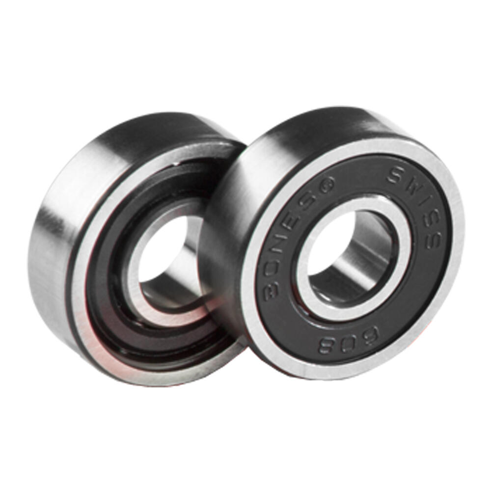 BONES SWISS BEARINGS - FOR SKATEBOARDS AND SCOOTERS - 8mm 8 PACK 2/4